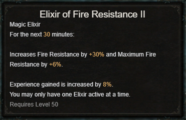 Elixir of Fire Resistance II